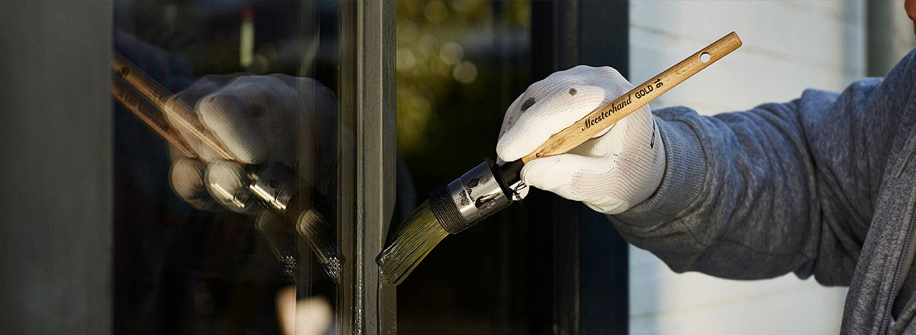 Meesterhand verfkwasten voor oplosmiddelhoudende verven